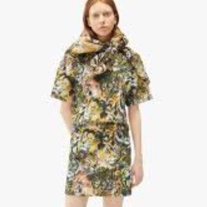 Kenzo waisted t shirt dress in tiger print